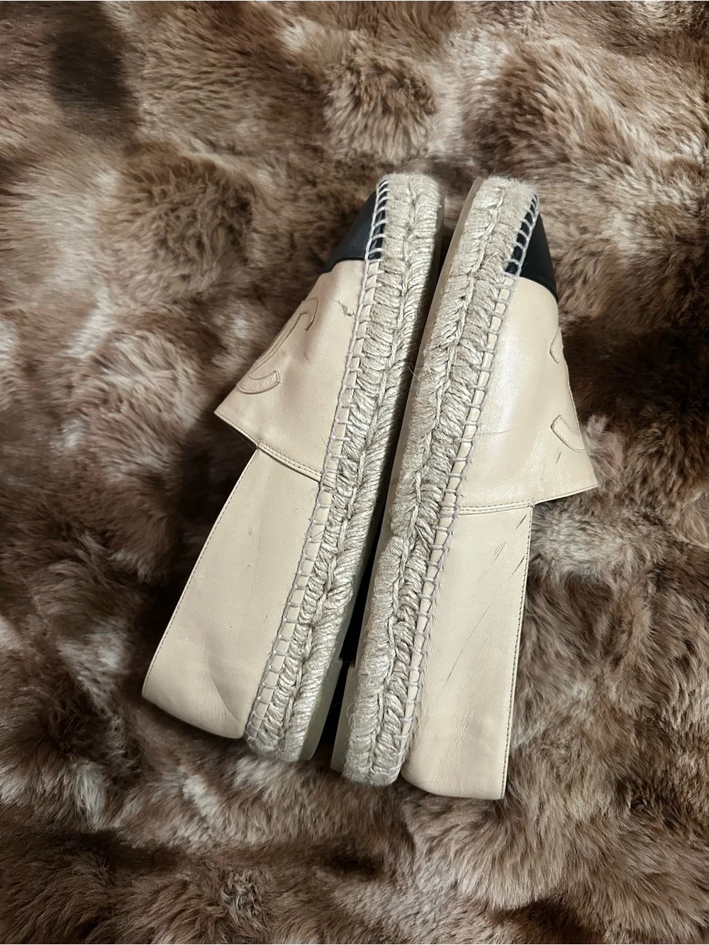 CHANEL authentic leather